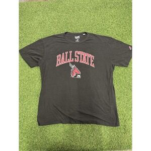 League Classic Fit NCAA Ball State Cardinals T Shirt Mens XL Gray Collegiate